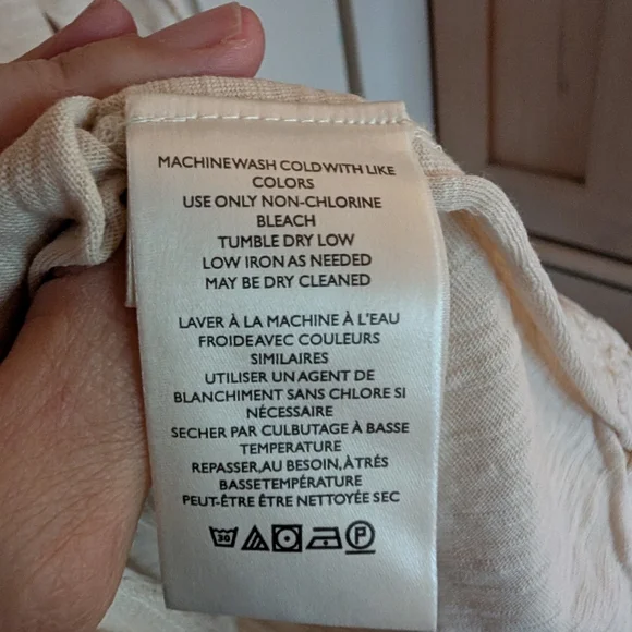 We The Free People Tank Top Swing Babydoll Peasant Boho - size L - Picture 6 of 6